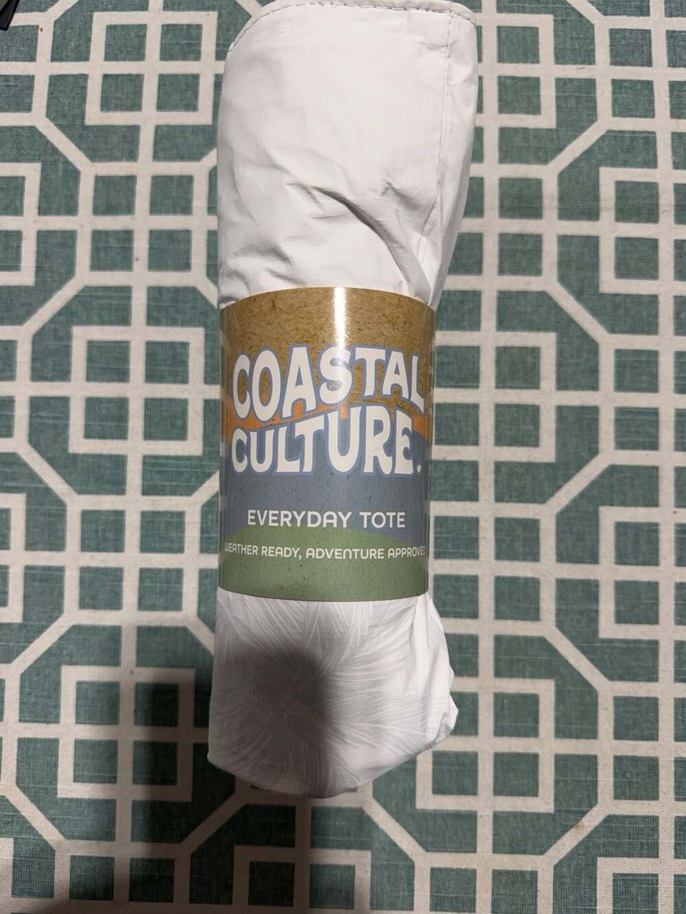 Coastal Culture Everyday Tote Bag Palm Tree White